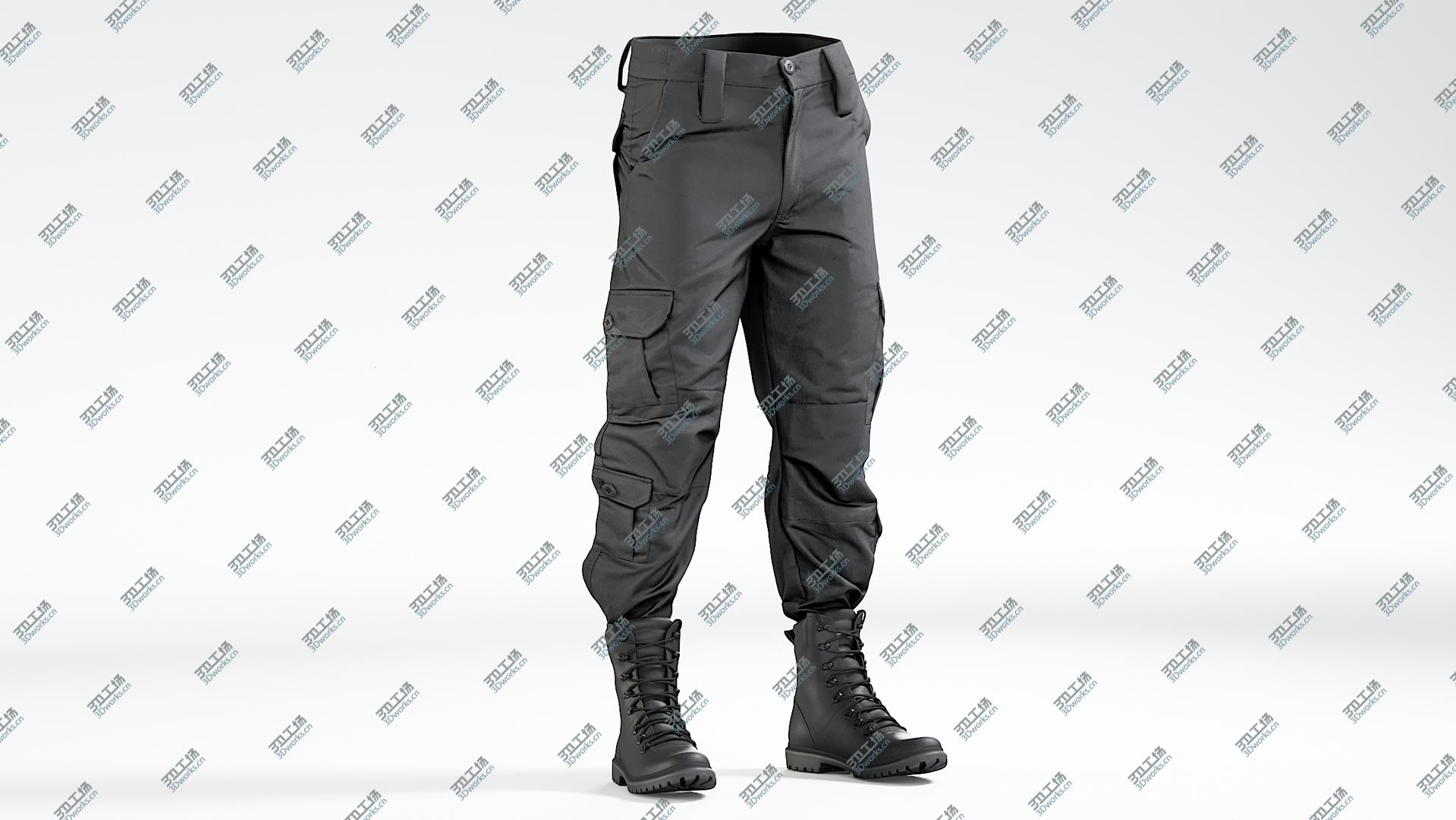 images/goods_img/202104022/Black Pants With Boots 1 3D model/3.jpg